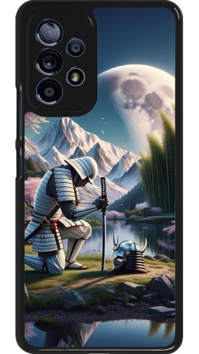 Samsung Galaxy A53 5G Case Hülle - Samurai Katana Mond