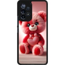 Samsung Galaxy A53 5G Case Hülle - Valentin 2024 Rosaroter Teddybär