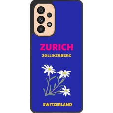 Samsung Galaxy A53 5G Case Hülle - Silikon schwarz Pop Summer Destination Zurich