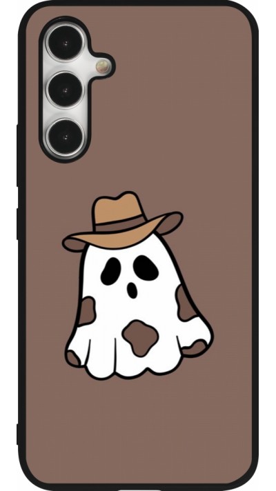 Samsung Galaxy A54 Case Hülle - Silikon schwarz Halloween 2024 cowboy ghost