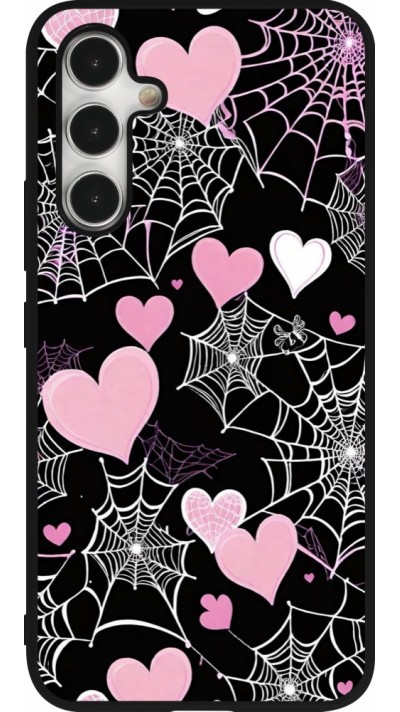 Samsung Galaxy A54 Case Hülle - Silikon schwarz Halloween 2024 girly