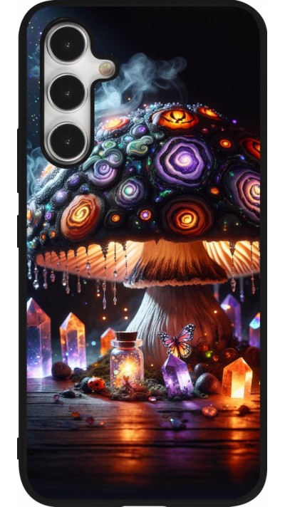 Samsung Galaxy A54 Case Hülle - Silikon schwarz Halloween Zaubertrank Magie