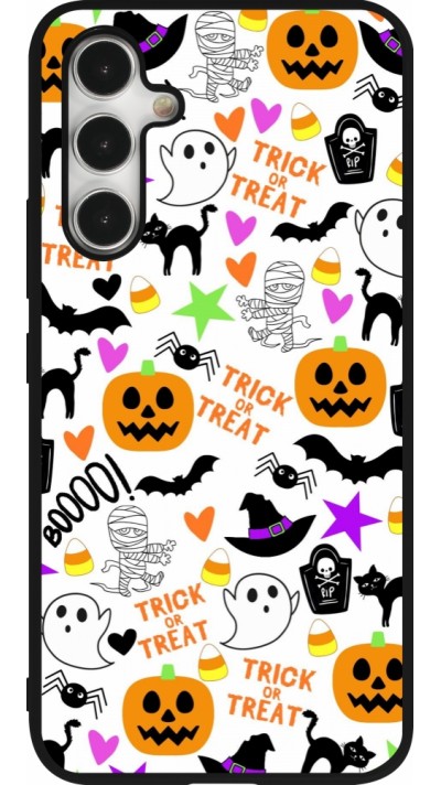 Samsung Galaxy A54 Case Hülle - Silikon schwarz Halloween 2024 trick or treat