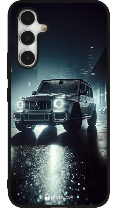 Samsung Galaxy A54 Case Hülle - Silikon schwarz Mercedes G AMG Nacht