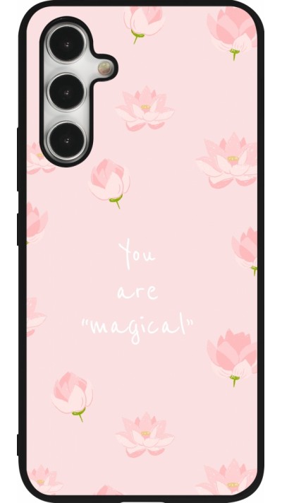 Samsung Galaxy A54 Case Hülle - Silikon schwarz Mom 2023 your are magical