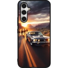 Samsung Galaxy A54 Case Hülle - Silikon schwarz Mustang 69 Grand Canyon