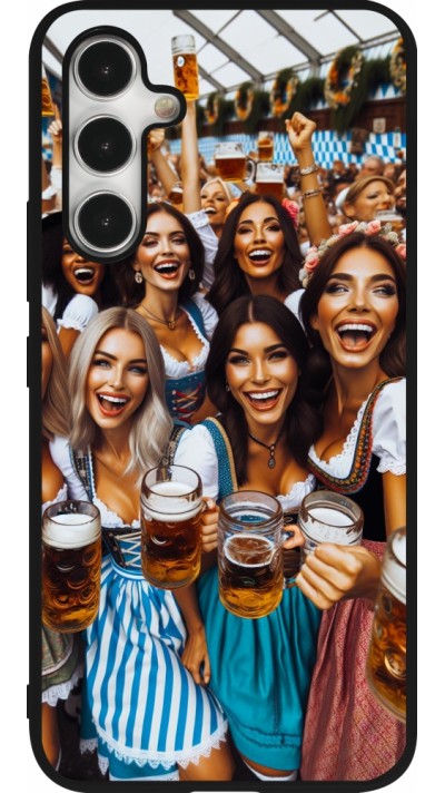 Coque Samsung Galaxy A54 5G - Silicone rigide noir Oktoberfest Frauen