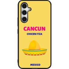 Samsung Galaxy A54 Case Hülle - Silikon schwarz Pop Summer Destination Cancun