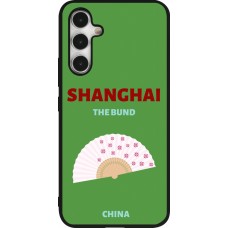 Samsung Galaxy A54 Case Hülle - Silikon schwarz Pop Summer Destination Shanghai