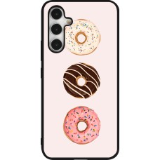 Samsung Galaxy A54 Case Hülle - Silikon schwarz Spring 23 donuts