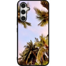 Coque Samsung Galaxy A54 5G - Silicone rigide noir Summer 2023 palm tree vibe