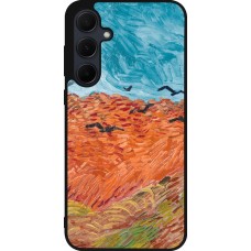 Samsung Galaxy A55 5G Case Hülle - Silikon schwarz Autumn 22 Van Gogh style