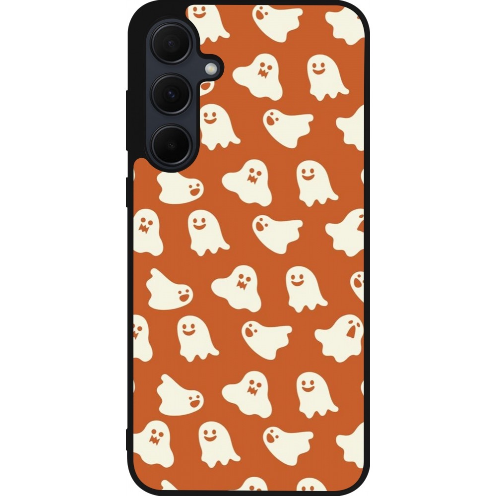 Samsung Galaxy A55 5G Case Hülle - Silikon schwarz Autumn 2024 mini ghosts