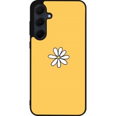 Samsung Galaxy A55 5G Case Hülle - Silikon schwarz Easter 2023 daisy