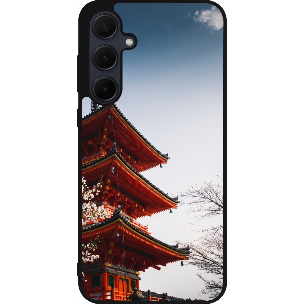 Samsung Galaxy A55 5G Case Hülle - Silikon schwarz Spring 23 Japan