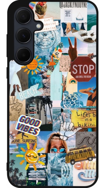 Samsung Galaxy A55 5G Case Hülle - Silikon schwarz Summer 2021 15