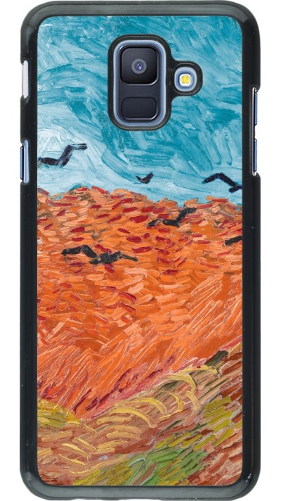 Samsung Galaxy A6 Case Hülle - Autumn 22 Van Gogh style