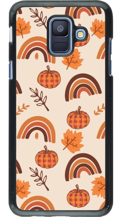 Samsung Galaxy A6 Case Hülle - Autumn 2024 rainbow