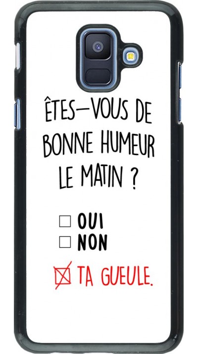 Hülle Samsung Galaxy A6 - Bonne humeur matin