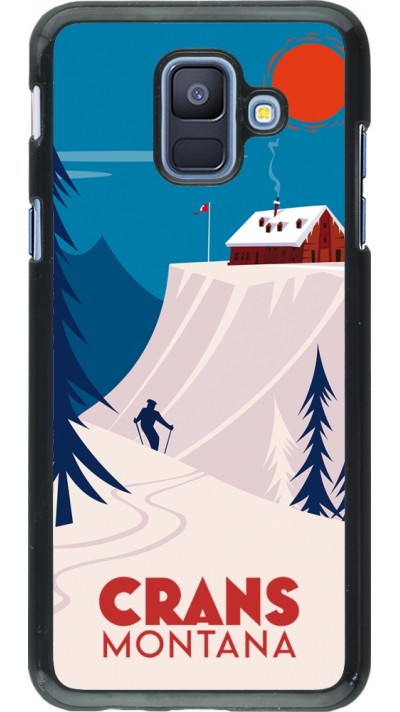 Samsung Galaxy A6 Case Hülle - Crans-Montana Cabane