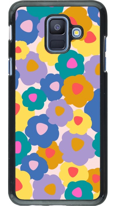 Samsung Galaxy A6 Case Hülle - Easter 2024 flower power