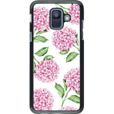 Samsung Galaxy A6 Case Hülle - Easter 2024 pink flowers