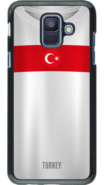 Coque Samsung Galaxy A6 - Maillot de football Turquie personnalisable