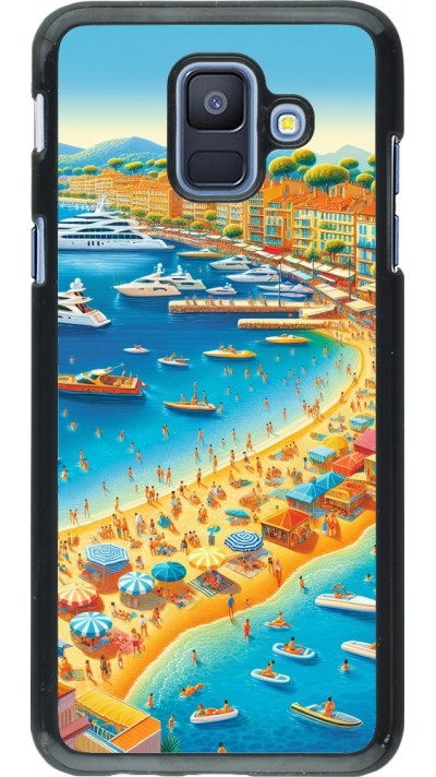 Samsung Galaxy A6 Case Hülle - French Riviera People