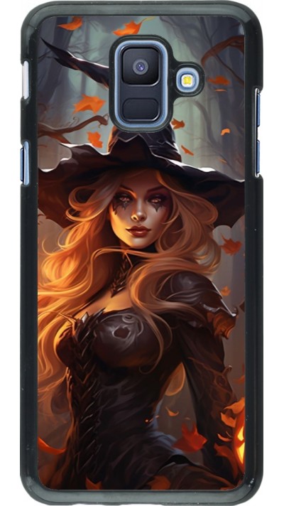 Samsung Galaxy A6 Case Hülle - Halloween 2024 sexy witch