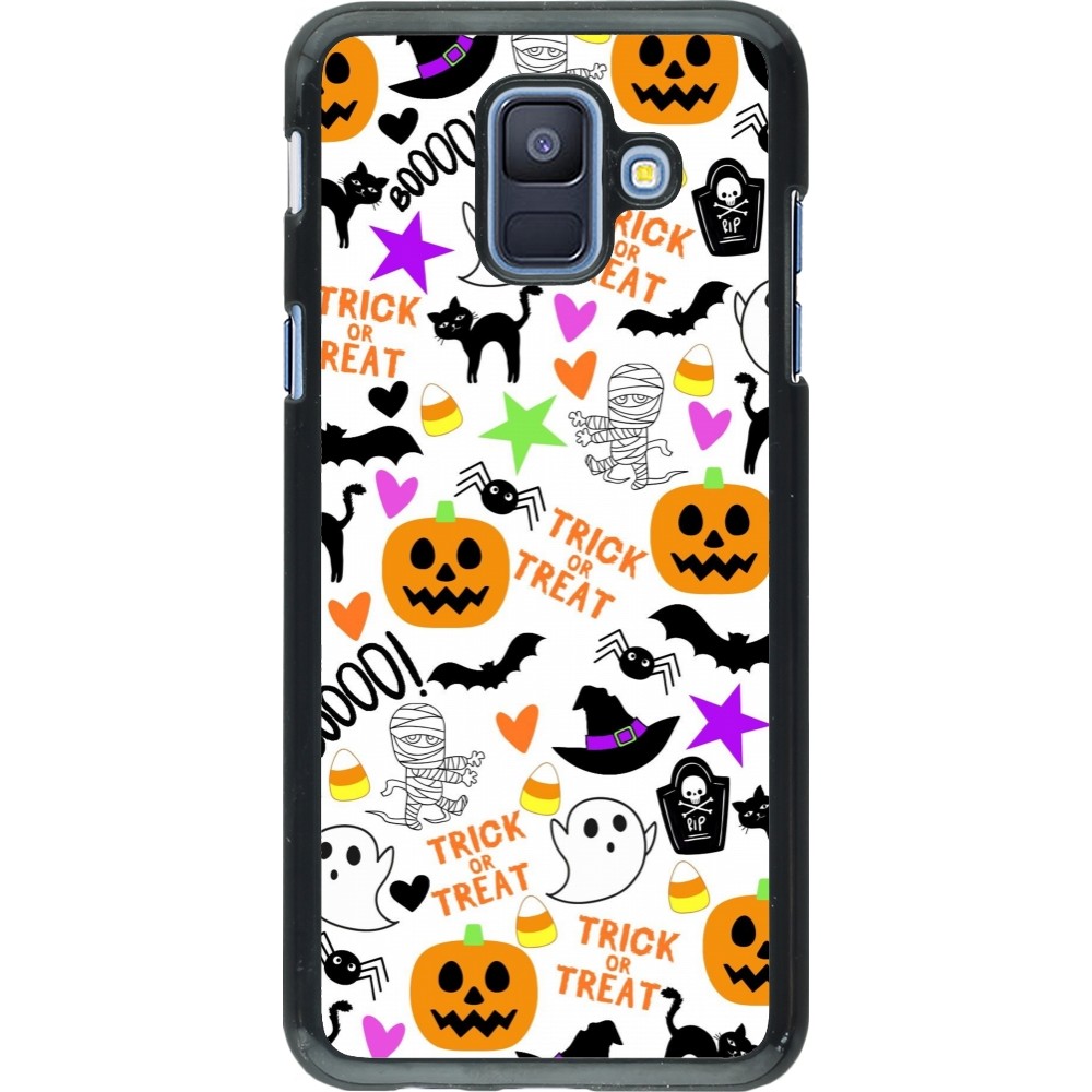 Samsung Galaxy A6 Case Hülle - Halloween 2024 trick or treat