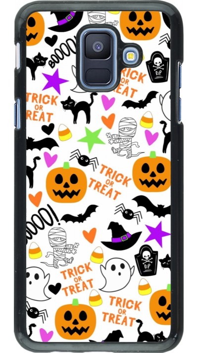 Samsung Galaxy A6 Case Hülle - Halloween 2024 trick or treat