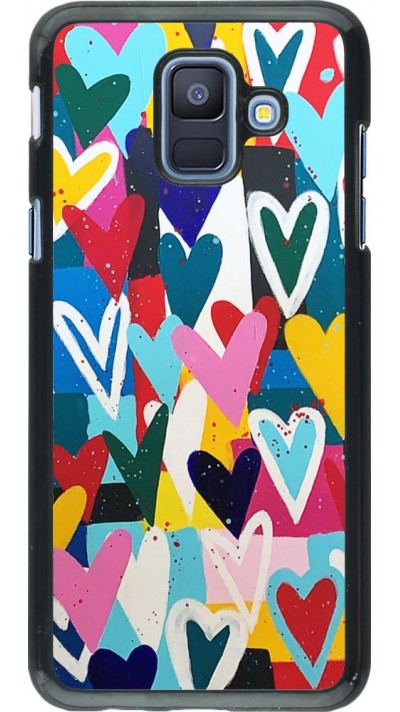 Hülle Samsung Galaxy A6 - Joyful Hearts