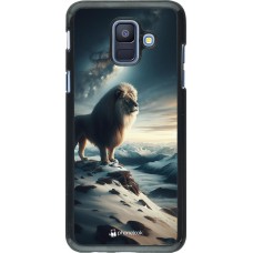 Samsung Galaxy A6 Case Hülle - Der weisse Loewe