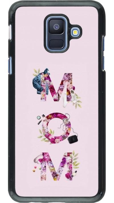 Samsung Galaxy A6 Case Hülle - Mom 2024 girly mom