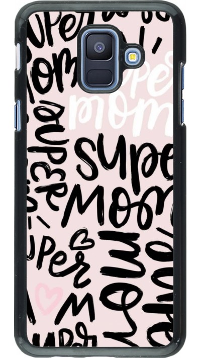 Samsung Galaxy A6 Case Hülle - Mom 2024 Super mom