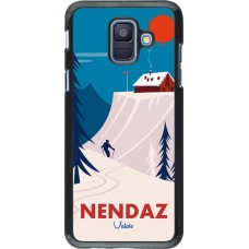 Samsung Galaxy A6 Case Hülle - Nendaz Cabane Ski