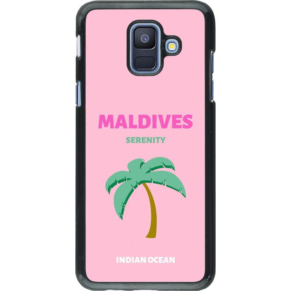 Samsung Galaxy A6 Case Hülle - Pop Summer Destination Maldives