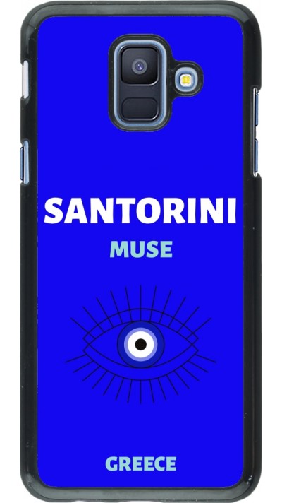 Samsung Galaxy A6 Case Hülle - Pop Summer Destination Santorini