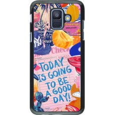 Samsung Galaxy A6 Case Hülle - Preppy Today is Going to be a good day