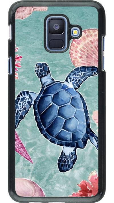 Samsung Galaxy A6 Case Hülle - Preppy Turtle