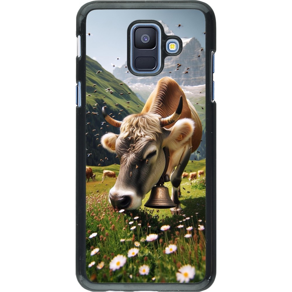 Samsung Galaxy A6 Case Hülle - Kuh Berg Wallis