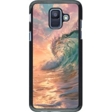 Samsung Galaxy A6 Case Hülle - Wave Sunset