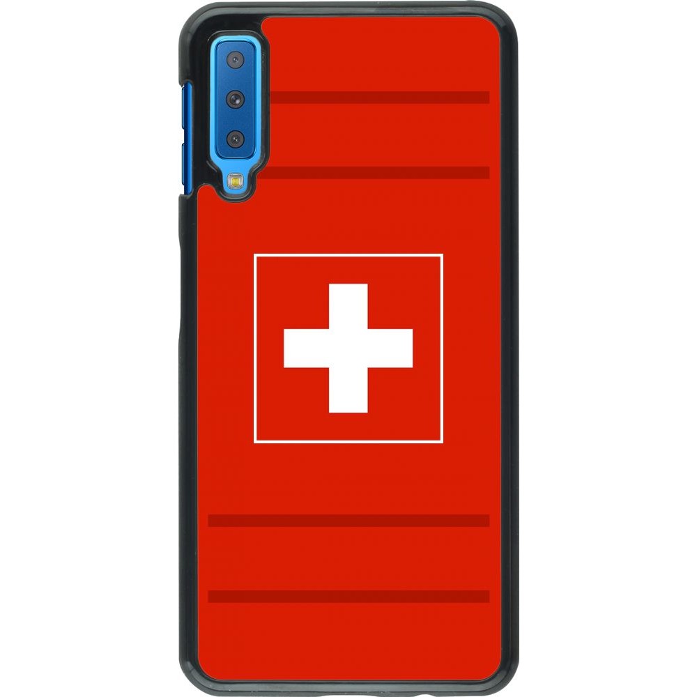 Hülle Samsung Galaxy A7 - Euro 2020 Switzerland