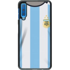 Samsung Galaxy A7 Case Hülle - Argentinien 2022 personalisierbares Fussballtrikot