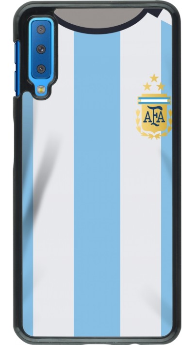 Samsung Galaxy A7 Case Hülle - Argentinien 2022 personalisierbares Fussballtrikot