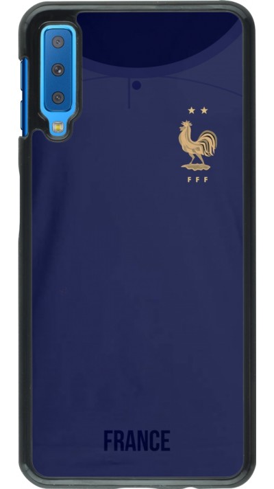 Samsung Galaxy A7 Case Hülle - Frankreich 2022 personalisierbares Fussballtrikot