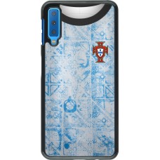 Samsung Galaxy A7 Case Hülle - Portugal Away personalisierbares Fussballtrikot