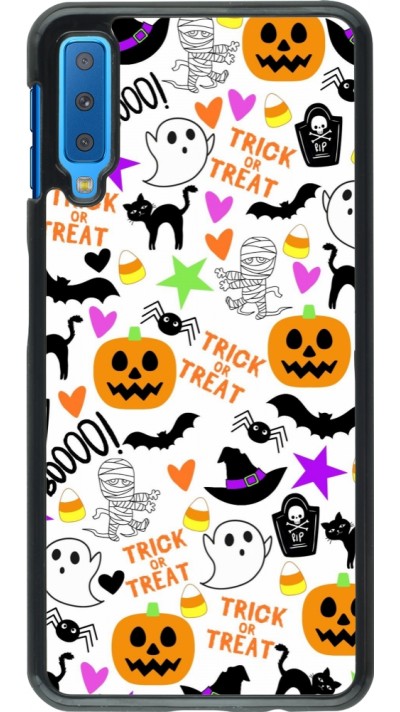 Samsung Galaxy A7 Case Hülle - Halloween 2024 trick or treat