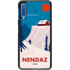 Samsung Galaxy A7 Case Hülle - Nendaz Cabane Ski