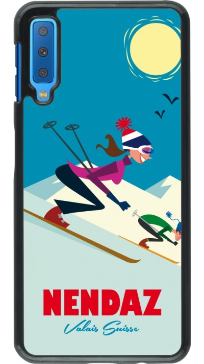 Coque Samsung Galaxy A7 - Nendaz Ski Downhill
